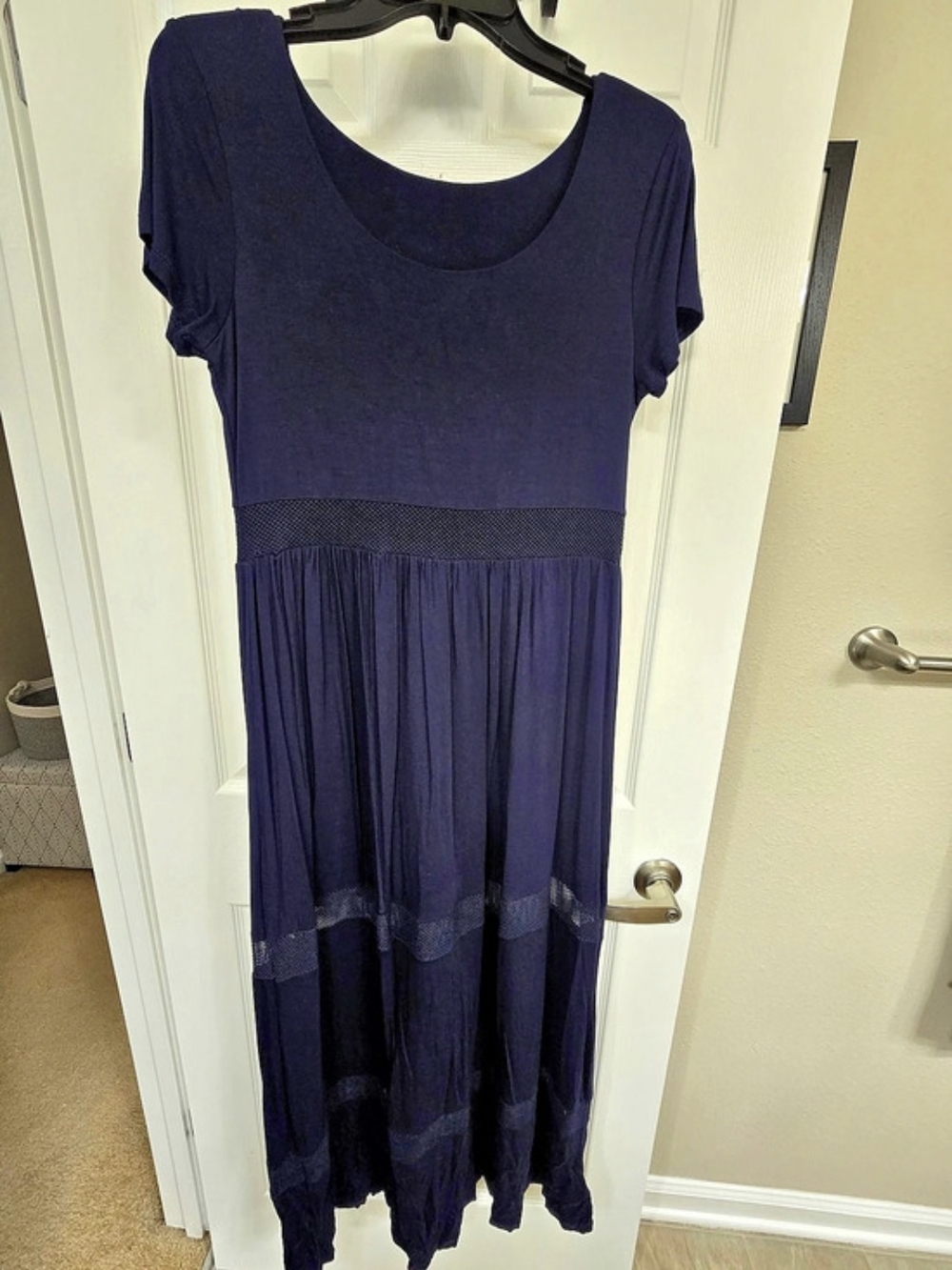 Cable & Gauge Blue Maxi Dress Size Medium